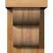 Ekena Millwork Crestline Rough Sawn Corbel w/Backplate, Western Red Cedar, 6"W x 8"D x 8"H COR06X08X08CRE01RWR - alternate 4